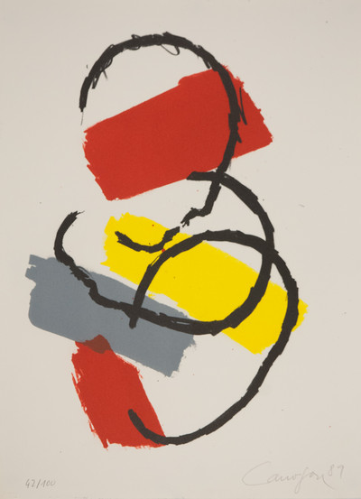 Rafael Canogar | Libro El Trancadizo. Sin título nº 1