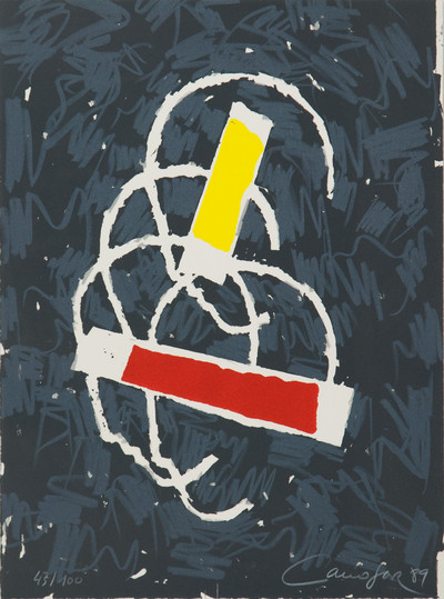 Rafael Canogar | Libro 2 El Trancadizo. Sin título nº2