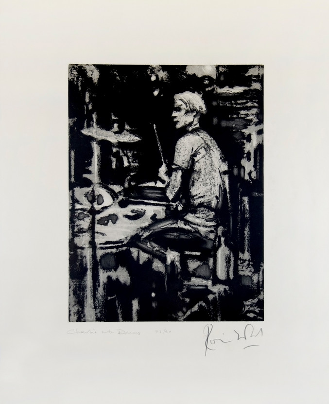 Ronnie Wood | Charlie with drums