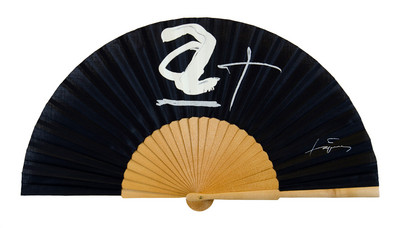 Antoni Tàpies | Abanico negro