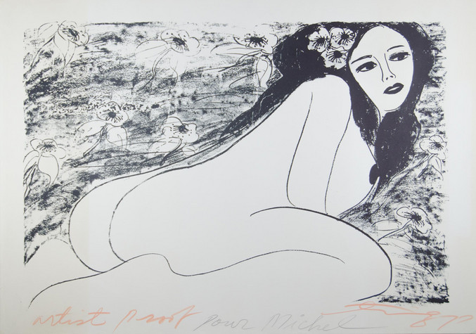 Walasse Ting | I Love to swim