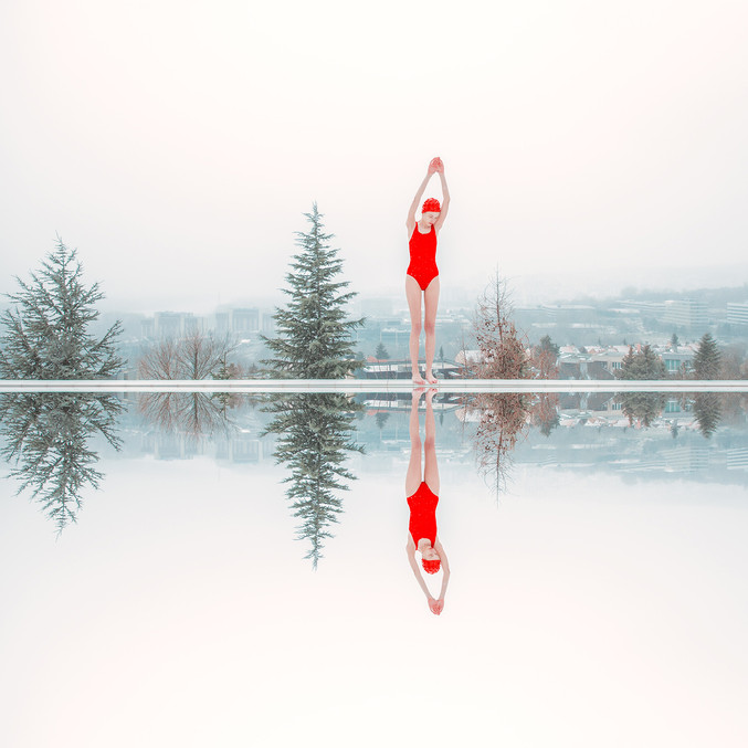 Maria Svarbova | Border II, Snow Swimming Pool