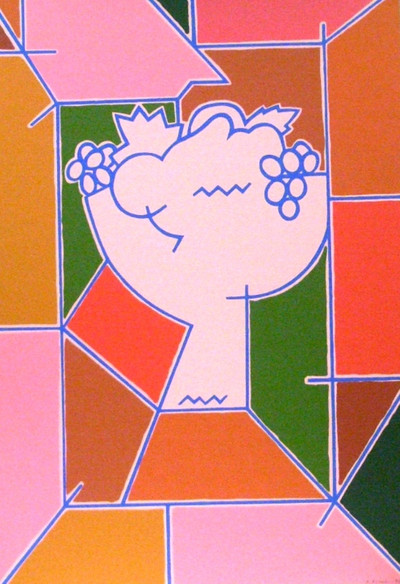 Alfredo Alcaín | Bodegón rosa