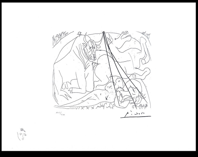 Pablo Picasso | 221 Femme Torero, III Pablo Picasso | 221 Femme Torero, III