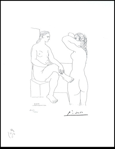 Pablo Picasso | 209 Deux modéles se regardant