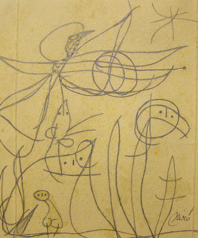 Joan Miró | Personnages, oiseaux, étoile