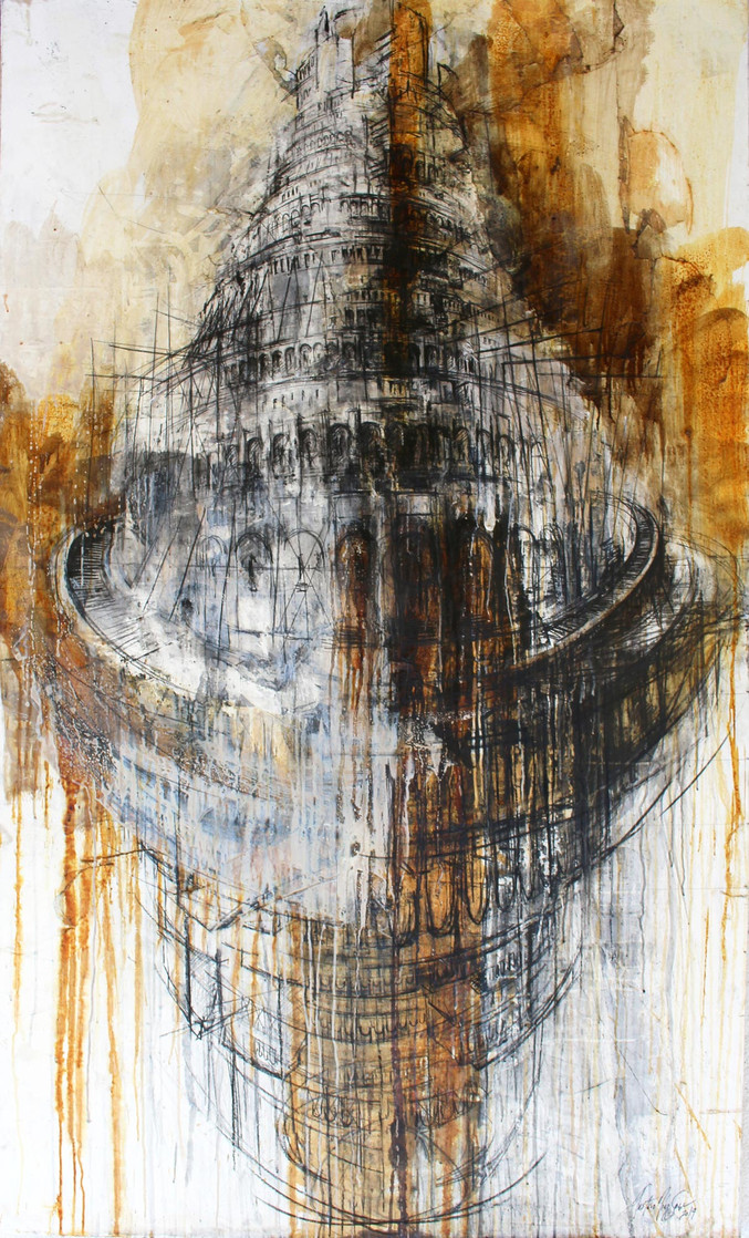 Gustavo Díaz Sosa | "Fractales" de la serie "Huérfanos de Babel"