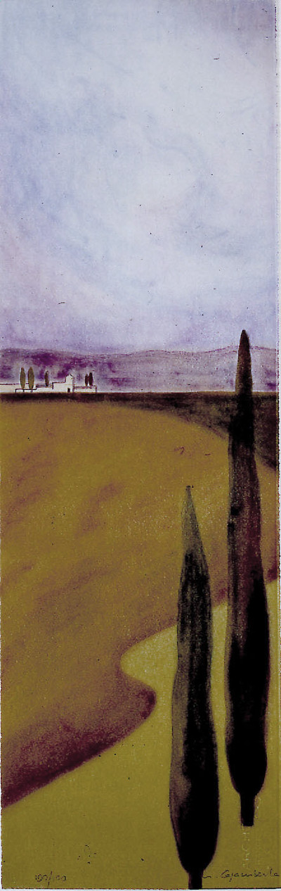 Montserrat Casacuberta | Dos cipreses