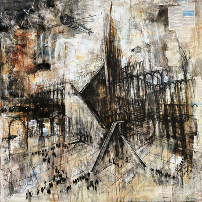 Gustavo Díaz Sosa | Paso Perdido, de la serie "Sketching a Dystopian Dream"