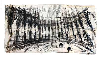 Gustavo Díaz Sosa | Primigenia esencia paisaje con arcos