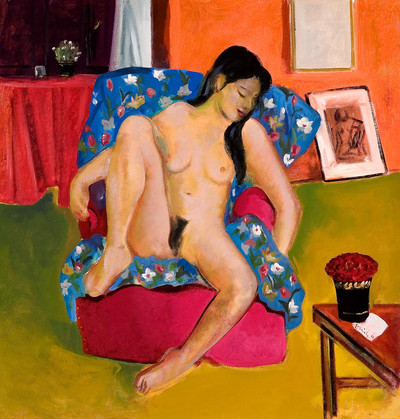 Pablo Aizoiala | Desnudo bouquet de rosas