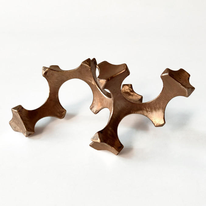 Diego Canogar | Pequeña Tetramorfa de Bronce 11N