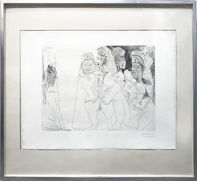 Pablo Picasso | Sin Título  (Georges Bloch 1944)