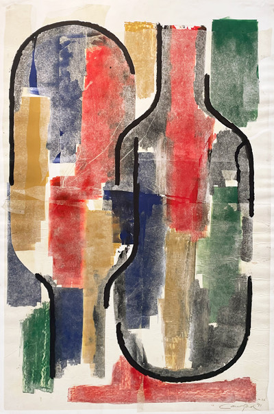 Rafael Canogar | Bodegón Monotipo 26