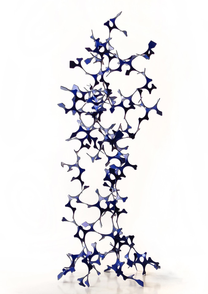 Diego Canogar | Gran nébula enroscada azul