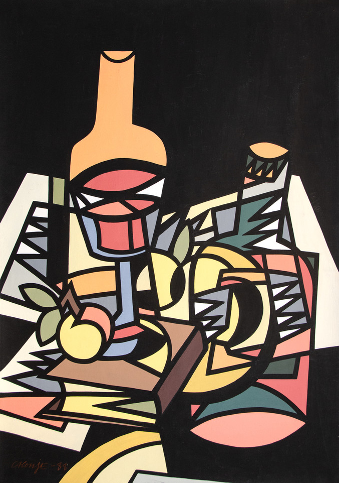 Juan Calonje | Bodegón con vino Juan Calonje | Bodegón con vino